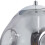 Litecraft Ceiling Pendant Smoked Dimpled Glass 1 Light - Chrome 5