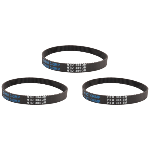 3Pcs -384-12 Ιμάντας κίνησης για ηλεκτρικό ποδήλατο E-Bike Scooter Μοτοσικλέτα 2