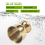 Egg Cups Set Stainless Steel Eggs Hard Boiled and Soft Tray Tool Holders Kitchen, Gold 7