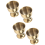Egg Cups Set Stainless Steel Eggs Hard Boiled and Soft Tray Tool Holders Kitchen, Gold 5
