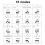 4Pcs 16 Modes Adjustable LED Brake Light Flasher Strobe Controller Universal for Car Motorcycle 8