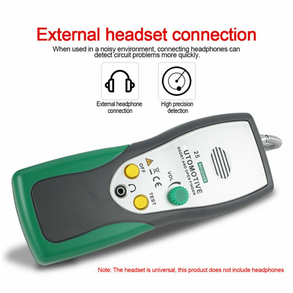 Rilevatore Di Cortocircuiti E Circuiti Aperti Per Autoveicoli, Tester Per Autocarri, Scanner Per Tracciamento Cavi Dc