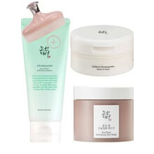Beauty of Joseon Daily Cleansing Trio | Nourishing Cleansing Balm, Purifying Green Plum Cleansing Foam & Detoxifying Red Bean Pore Mask - 340ml