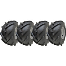 18x9.50-8 Open Centre Reifen auf Felge Cleated Rotovator 4 Stud 100mm PCD (Satz von 4)