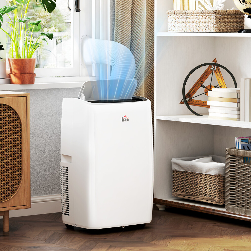 HOMCOM 14,000 BTU Portable Air Conditioner with 40m², Sleep Mode, Dehumidifier