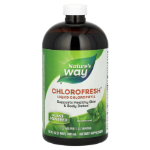 Nature's Way, Chlorofresh, Liquid Chlorophyll, Mint Flavored, 16 fl oz (473.2 ml)