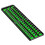 Ernst 8481 3-Rail Socket Boss® Organiser Rail Twist Lock 18" Green 1