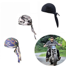 (As show, One size) 3 Pieces Sweat Wicking Head Wrap Helmet Liner Skull Cap Breathable Dew Do Rags For Outdoor Activiti
