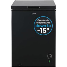 Igenix IG100B Freestanding Chest Freezer, 99 Litre Capacity with Freezer Basket