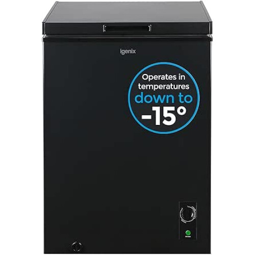 Igenix Igenix IG100B Freestanding Chest Freezer - Black