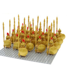 (7) 21PCS Minifigures Golden Knight Building Block Children's Toys Fit Lego