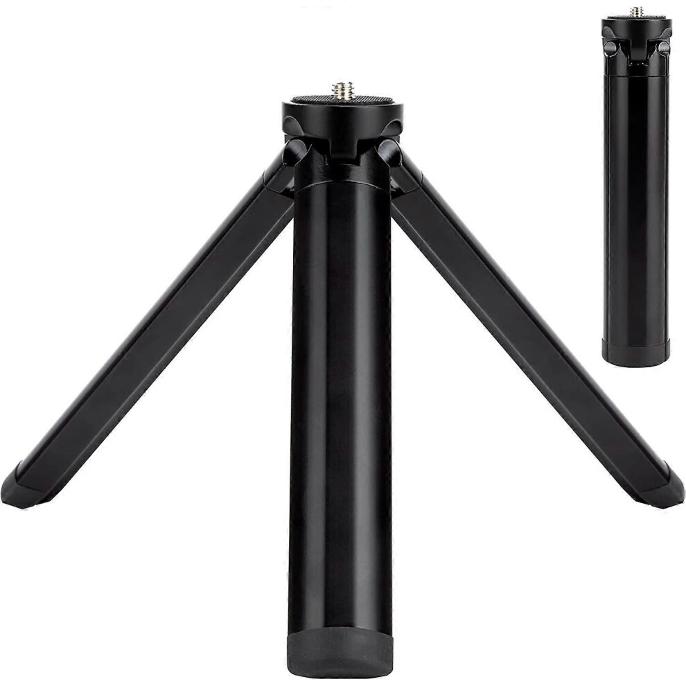 Digital Camera Mini Aluminum Alloy Tripod Stabilizer (Black) (D-583-A)