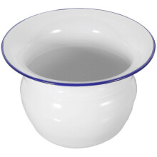 (As show, One size) 1Pc Children Bedpan Household Spittoon Simple Thickened Chamber Pot (White)