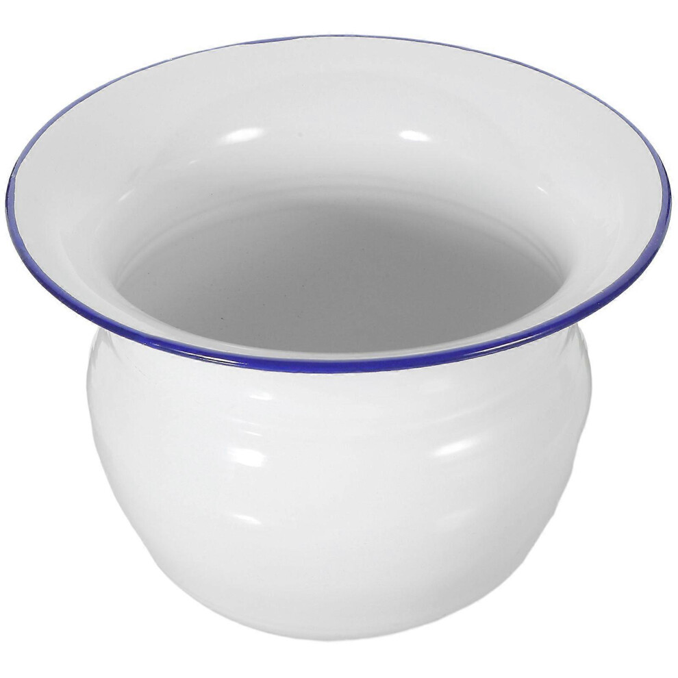 (As Show, One Size) 1Pc Children Bedpan Household Spittoon Simple Thickened Chamber Pot (White) White Kricely