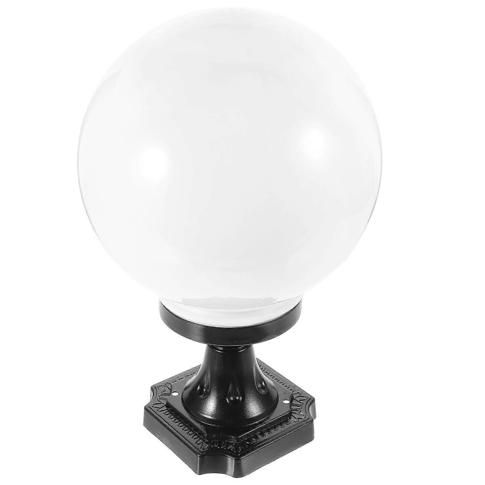 Kricely (As Show, One Size) Globe Lampshade Post Lamp Shade Outdoor Wall Lamp Shade Replacement Lamp Cover