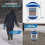 Salt Grit Spreader Hand Held Rock Salt Thaw Path Clear Large Fertilize 6