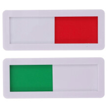 (As show, One size) 2pcs Open Closed Slide Door Sign Conference Room Slider Door Privacy Indicator
