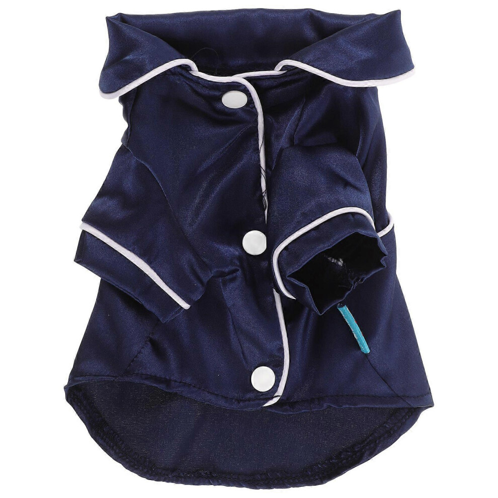 Kricely (As Show, One Size) Dog Cotton Pajamas Small Dog Clothes Baby Dog Clothes Dog Indoor Costume