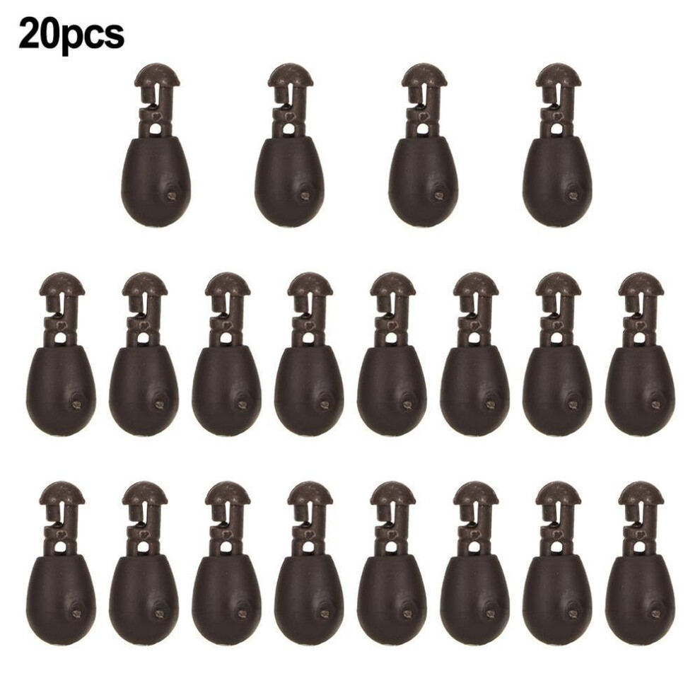 (brown, L) Carp Fishing Tackle Feeder Beads Carp Terminal Fishing Tools