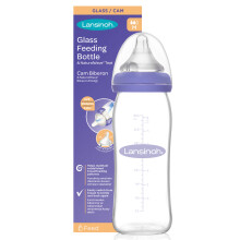 Glass Feeding Bottles 160ml with NaturalWave Teat