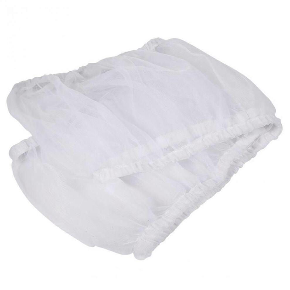 Kricely (As Show, One Size) Pet Products Mesh Bird Catcher Net Cover Shell Skirt For Bird Cages Size S (White)