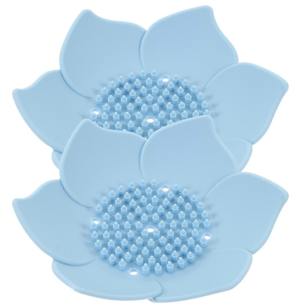 (As show, One size) 2pcs Flower Soap Holder Household Self Draining Soap Dish Holder Soap Container-image-OPC-PG77BP6-NEW