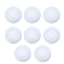 (As show, One size) 8pcs Breast Milk Collection Cover Replacement Breast Milk Bottle Cover Tops