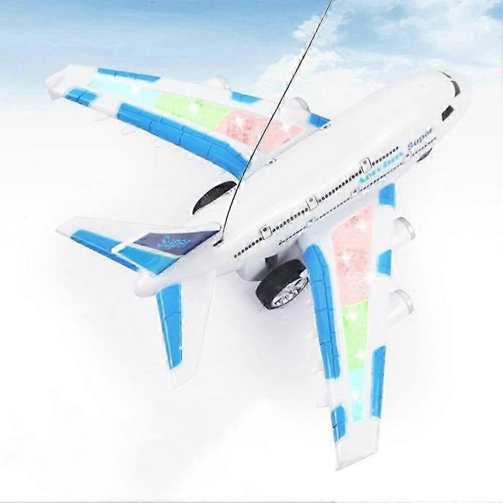 A380 Airbus electric remote-controlled toy plane for children with flashing lights and realistic sounds