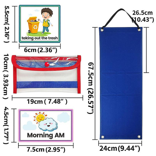 Kids Daily Visual Schedule Chore Chart Week Schedule Children Routine Cards For Classroom 2