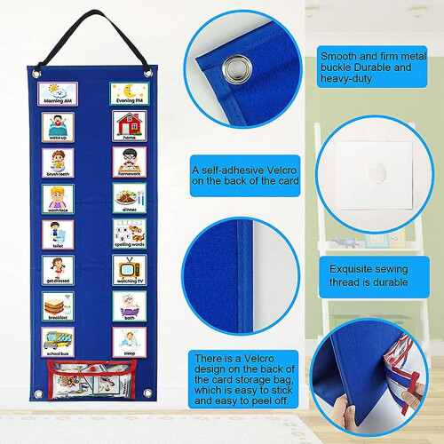 Kids Daily Visual Schedule Chore Chart Week Schedule Children Routine Cards For Classroom 1