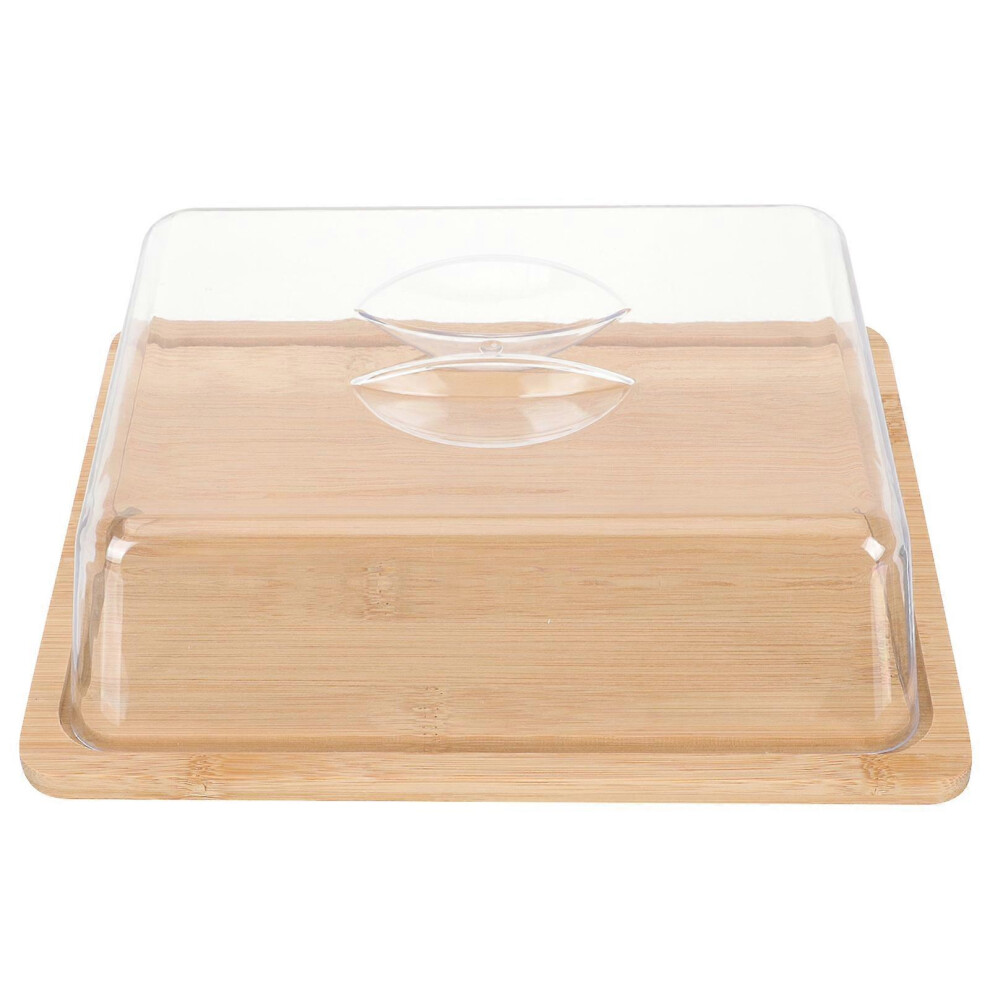 Kricely (As Show, One Size) Butter Tray With Lid Rectangle Cheese Dish Butter Display Dish Vegetable Serving Tray