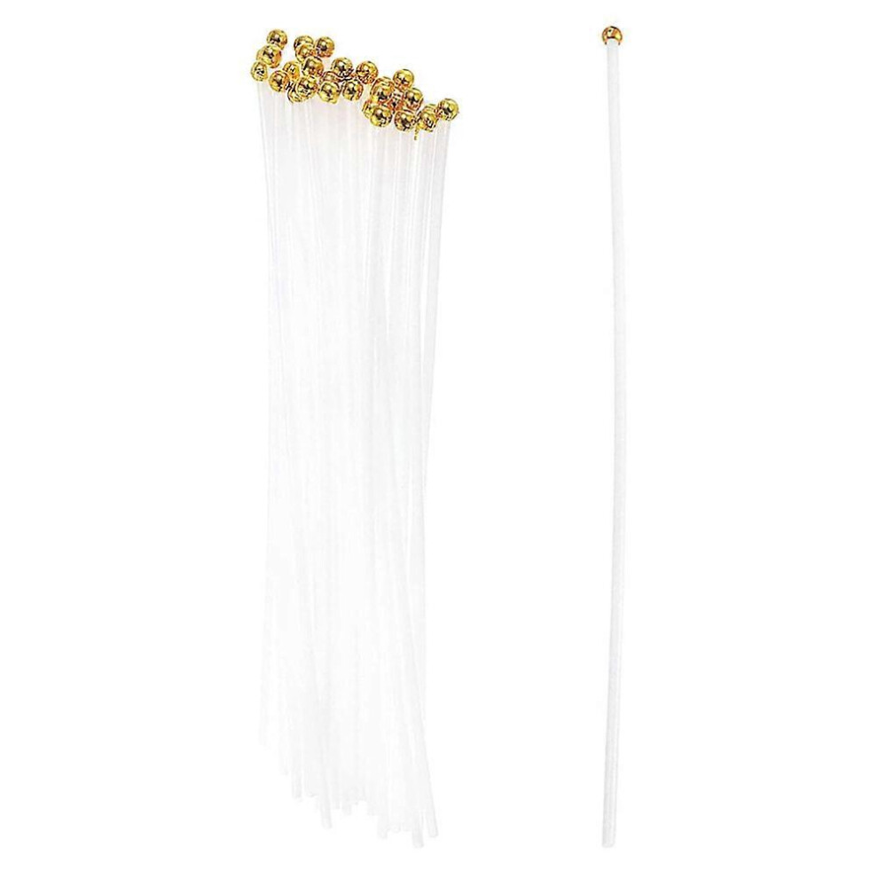 Kricely (38.00X1.00x1.00cm, As Shown B) 100Pcs Flagpole For Flags Hand Waving Flagpoles Natural Plastic Flagpoles Flag Pole Sticks Replacements