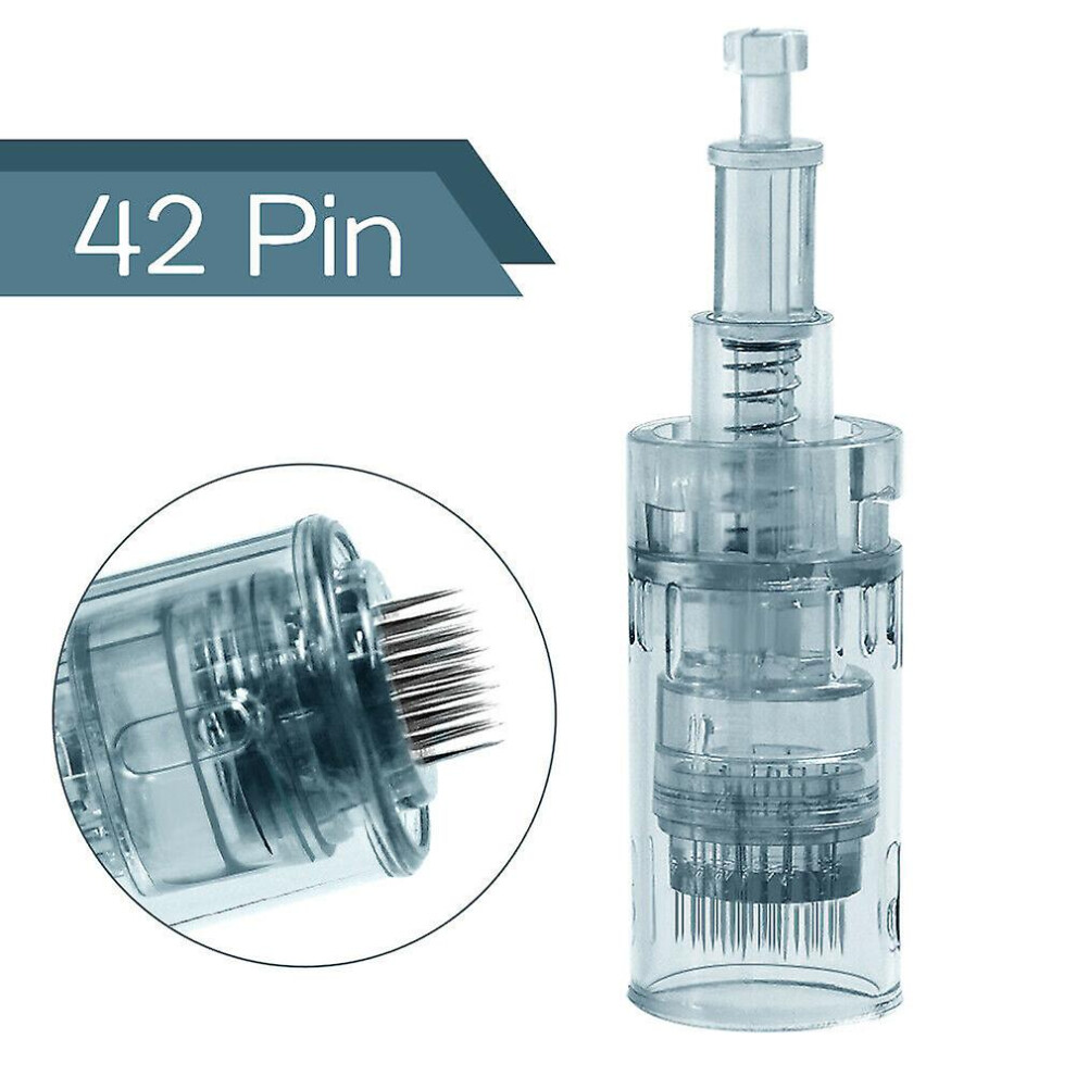 (42 Pin) 10 Needle Cartridges Tips for Dr Pen M8 Professional Electric Auto Microneedling