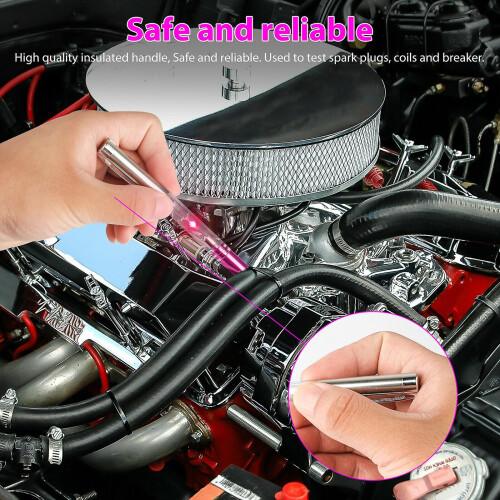 12V Car Tester Auto Ignition Spark Plug Coil Test Pen Detector Diagnostic Tool 2