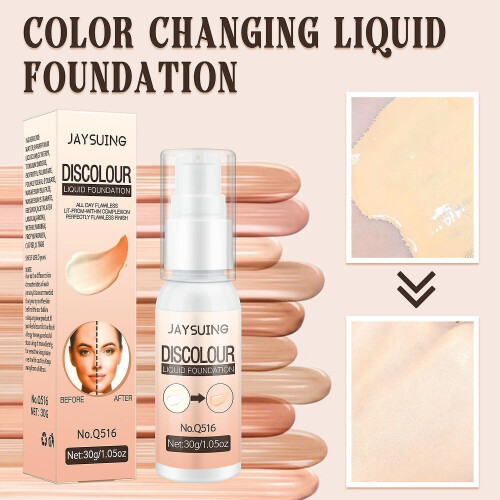 2PCS Face Color Changing Foundation Makeup Base Cover Concealer 1