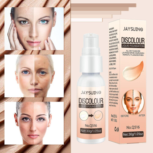2PCS Face Color Changing Foundation Makeup Base Cover Concealer 2
