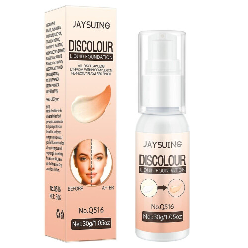 2PCS Face Color Changing Foundation Makeup Base Cover Concealer