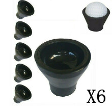 6Pcs Golf Ball Pick Up Suction Cup Picker for Putter Grip Caddy Sucker Retriever