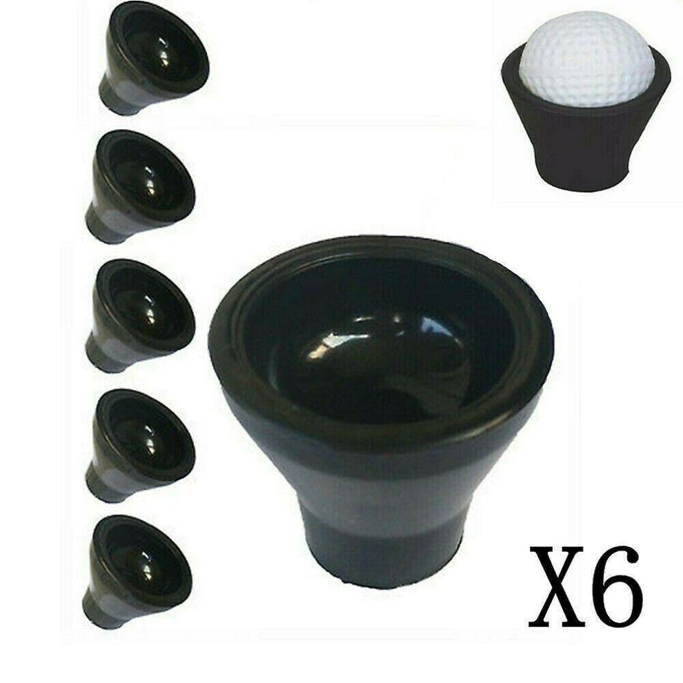 6Pcs Golf Ball Pick Up Suction Cup Picker for Putter Grip Caddy Sucker Retriever