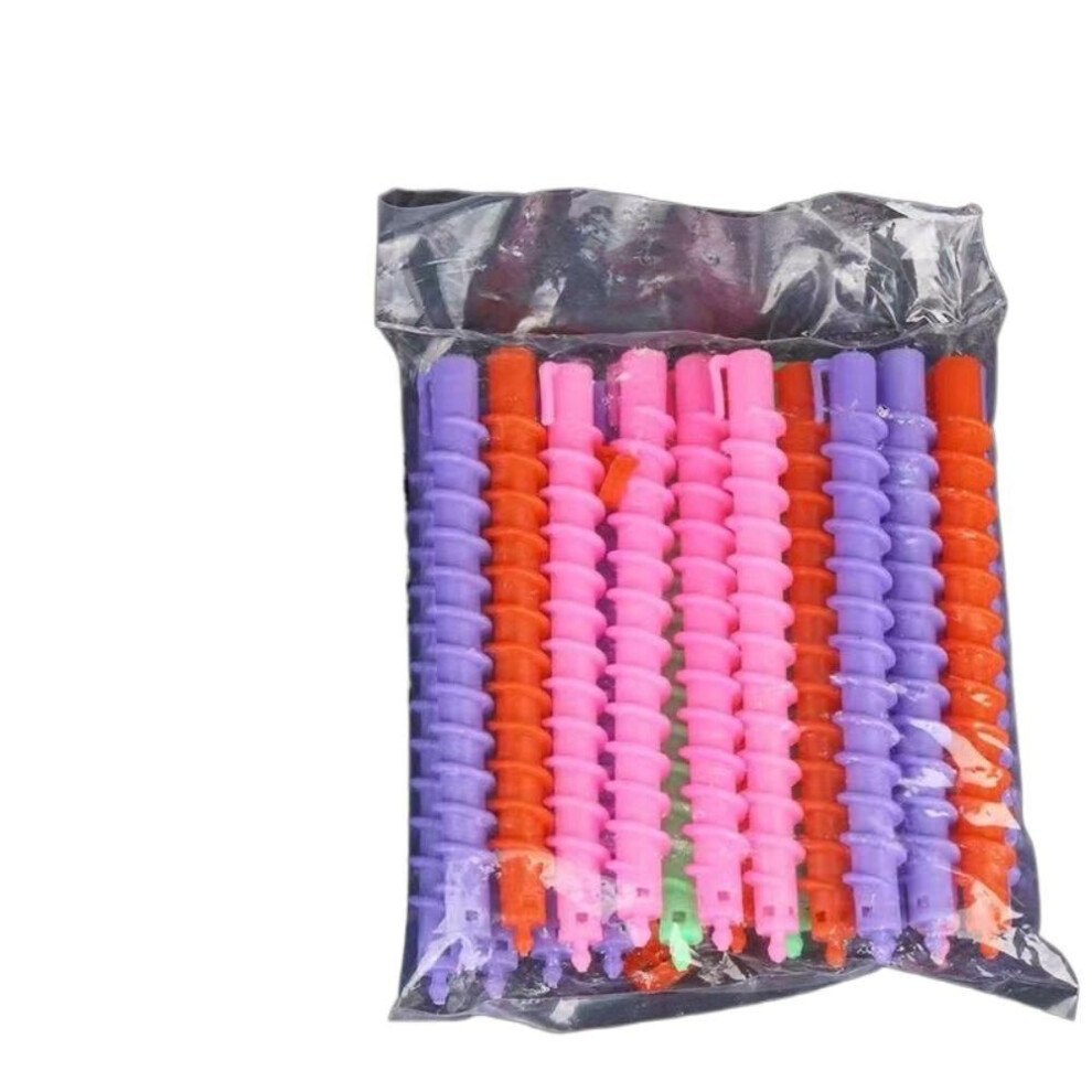 (15cm-2) Professional Spiral Plastic Perm Stick Diy Hair Curler Magic Curly Hair Roller  Women Lady Girl