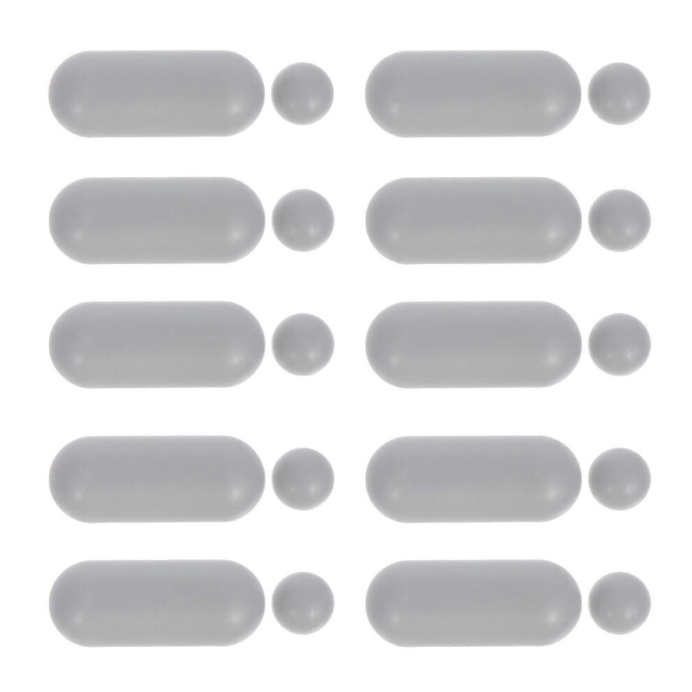 Kricely (As Show, One Size) 20Pcs Toilet Lid Accessory Cushioning Pad Practical Toilet Seat Mute Gasket