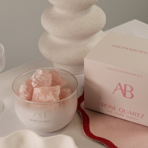 Aromabotancial Crystal Potpourri Set - Rose Quartz 1
