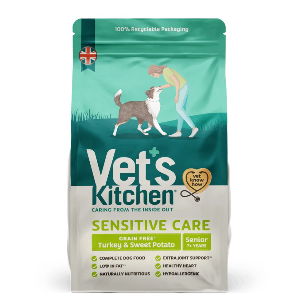 Vet's Kitchen Sensitive Care Grain Free Turkey & Sweet Potato 2.2Kg