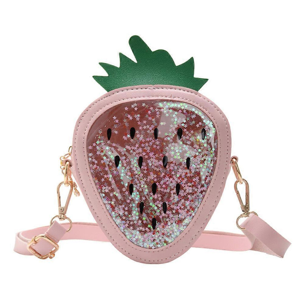 Kricely (As Show, One Size) Kids Sequined Crossbody Bag Adorable Girl Purse Decorative Kids Shoulder Bag Party Girl Decor