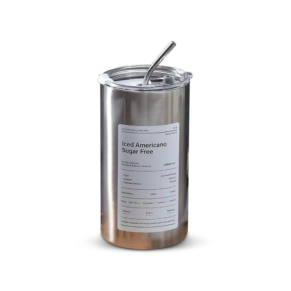 Tumbler Thermal Cup Stainless Steel Water Bottle Large Capacity Coffee Portable Vacuum with Straw Used for Cars
