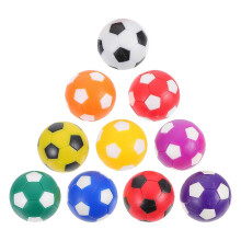 (As show, One size) 10pcs Colorful Foosballs Replacement Classic Tabletop Soccer Game Accessories