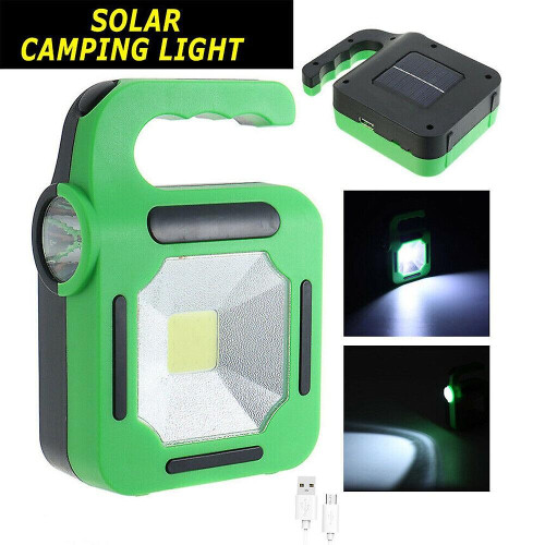 USB Rechargeable COB Work Torch Flood Lamp Solar Camping LED Inspection Light 1