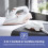 GEEPAS (White) Geepas 2 in1 Cordless Steam Iron Ceramic Soleplate 4