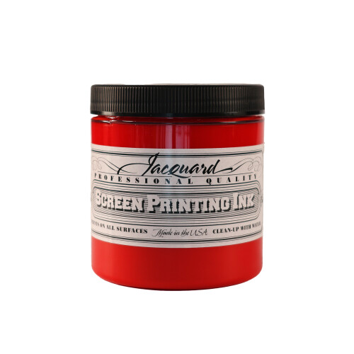 (Bright Red) Professional Screen Printing Ink 8oz (227g)