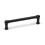 (128mm Handle) Black Industrial Pipe Style Cabinet D Bar Handles 1